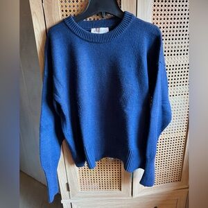 Philosophy Deep Blue Crew Neck Sweater